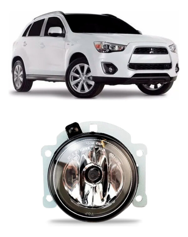 Farol Milha Auxiliar Asx 2011 C/ Foco Simples Mascara Negra Lado Direito