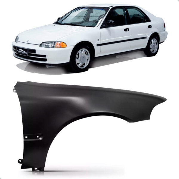 Paralama Para Honda Civic 1992 1993 1994 1995 Sedan Lado Direito