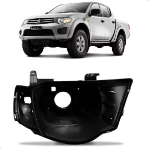 Carcaça Farol Dianteira Triton 2007 A 2016 Lado Direito