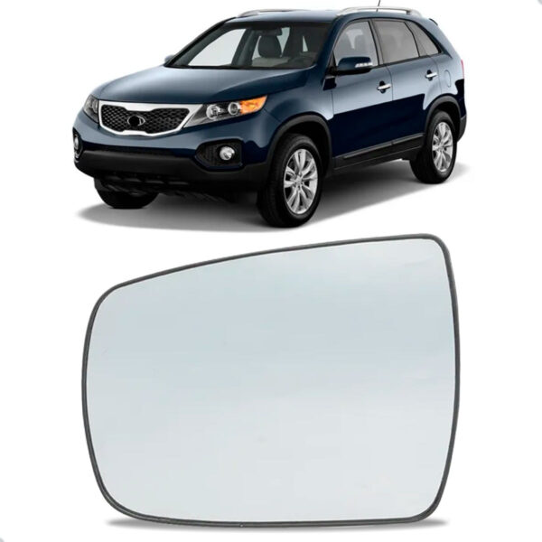 Lente Retrovisor Para Kia Sorento 2010 Até 2015 Lado Direito