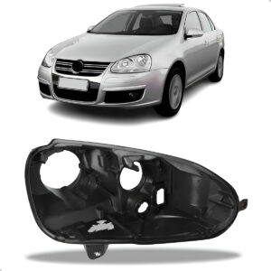 Aro Carcaça Farol Vw Jetta 2007 2008 2009 2010 Lado Direito