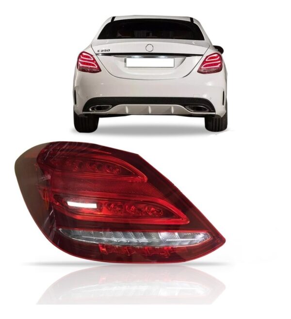 Lanterna Traseira Mercedes C200 2015 2016 2017 Com Led Lado Esquerdo