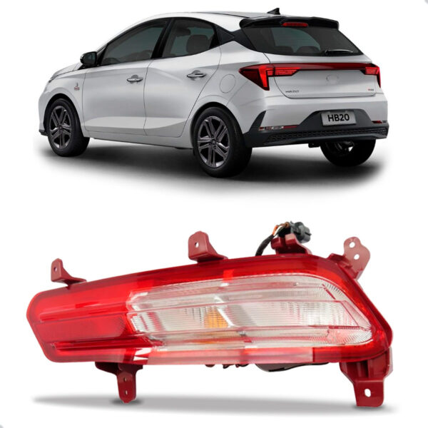 Lanterna Neblina Hb20 2023 A 2024 Parachoque Traseiro Lado Esquerdo