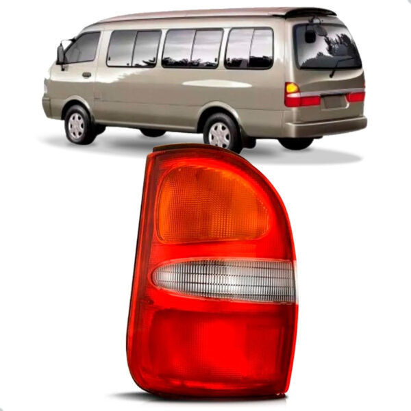 Lanterna Traseira Besta Gs 1998 A 2004 Tricolor Lado Esquerdo