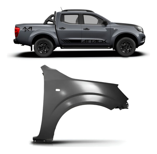 Paralama Frontier 2017 2018 2019 Com Furo Pisca Lado Direito