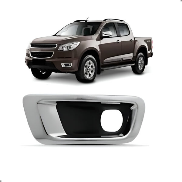 Grade Do Para-choque S-10 2012 A 2016 Com Friso Cromado Lado Esquerdo