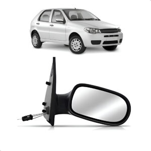 Retrovisor Externo Para Palio 2008 A 2010 Texturizado Lado Direito