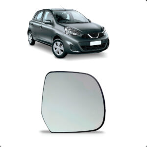 Lente De Retrovisor Para March 2012 2013 2014 2015 A 2020 Lado Direito
