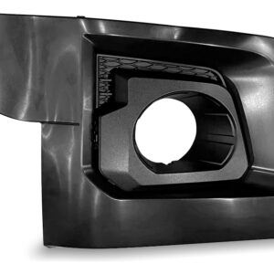 Moldura Milha Com Grade E Furo Para S10 2021 2022 2023 Lado Direito