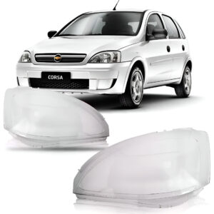 Lente Farol Corsa Hatch Sedan Montana 2008 2009 2010 A 2012 Lado Direito
