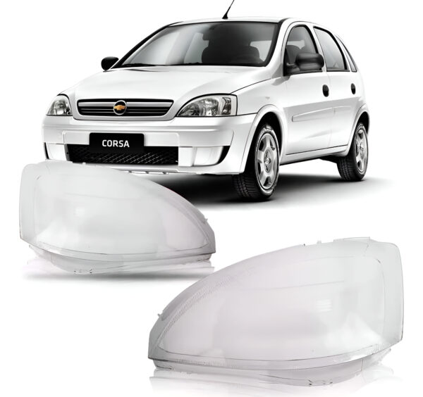 Lente Farol Corsa Hatch Sedan Montana 2008 2009 2010 A 2012 Lado Direito