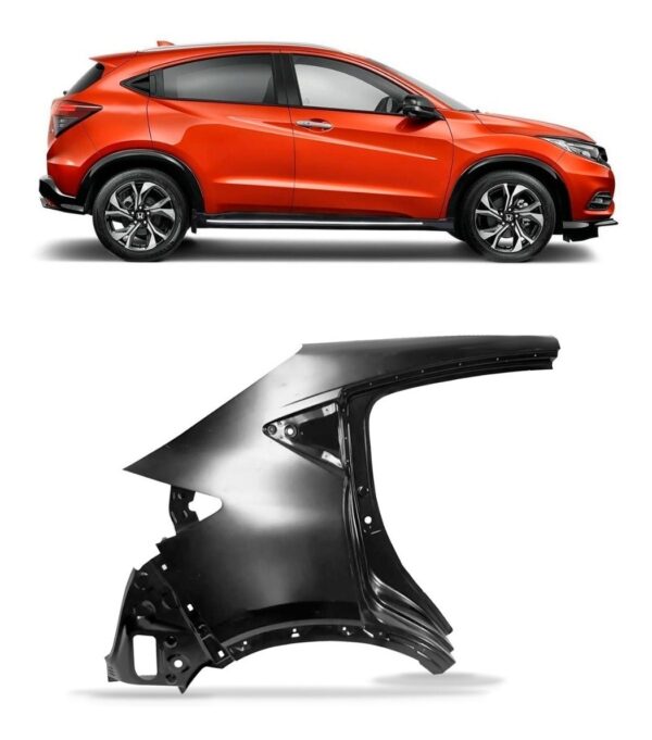 Lateral Traseira Hrv 2015 2016 2017 Lado Direito