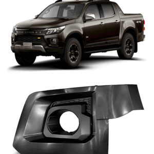 Moldura Milha Com Grade E Furo Para S10 2021 2022 2023 Lado Esquerdo