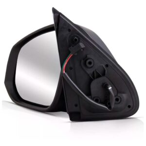 Retrovisor Hilux 2016 2017 2018 2019 Preto Liso Fixo Lado Esquerdo