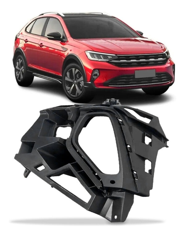 Moldura Milha C/ Furo Nivus 2020 2021 2022 Lado Esquerdo