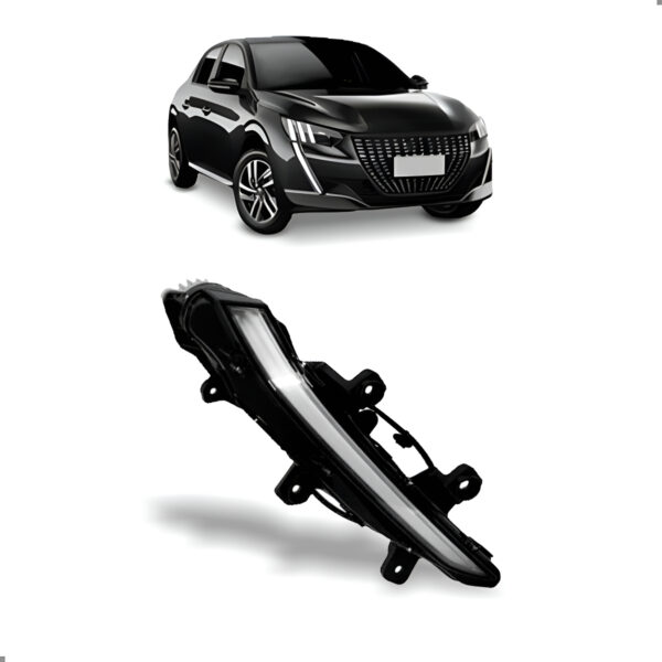 Farol Milha Auxiliar Drl Led Peugeot 208 2021 2022 2023 Lado Direito