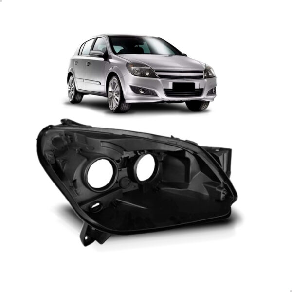 Carcaça  Farol Vectra 2006 2007 2008 Lado Direito