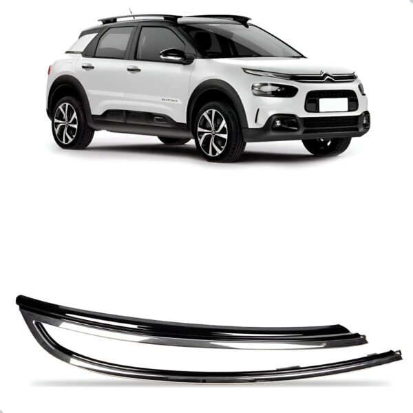 Friso Farol C4 Cactus 2019 A 2024 C/ Moldura Cromada Lado Direito
