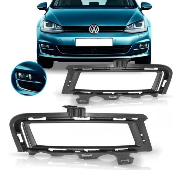 Suporte Farol Auxiliar Golf 2014 2015 2016 2017 Tsi Cromado Lado Direito