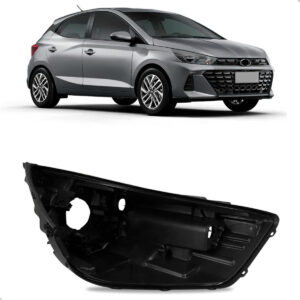 Carcaça Farol Para Hyundai Hb20 2023 2024 Lado Direito