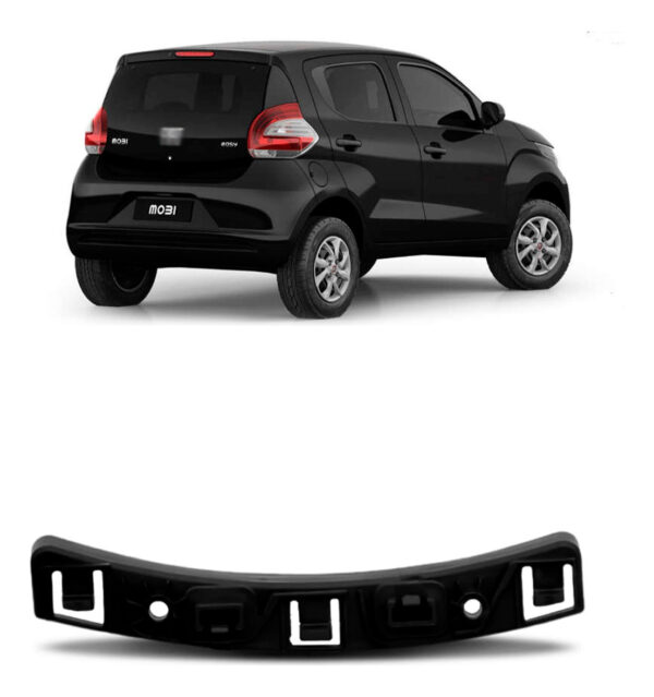 Guia Parachoque Traseiro Mobi 2016 2017 2018 A 2023 Lado Esquerdo