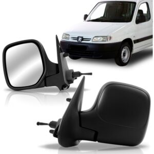 Retrovisor Partner / Berlingo 98 99 00 01 02 03 Reg Manual Lado Esquerdo