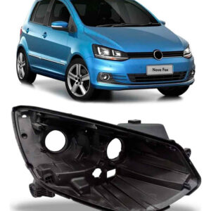 Carcaça Farol Para Vw Fox 2015 2016 2017 2018 2019 A 2022 Lado Direito