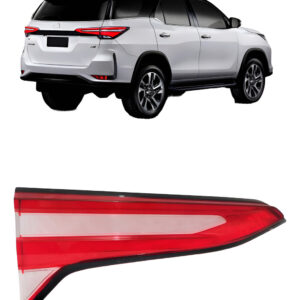 Lente Lanterna Para Toyota Hilux Sw4 2021 Até 2024 Mala Lado Esquerdo