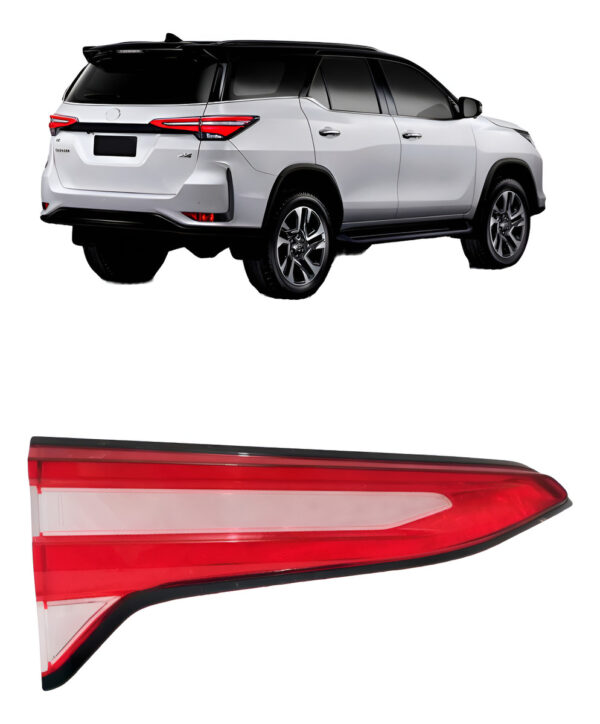 Lente Lanterna Para Toyota Hilux Sw4 2021 Até 2024 Mala Lado Esquerdo