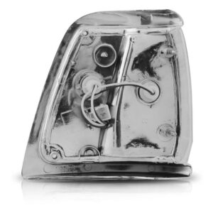 Sinaleira Seta Hilux Srv 93 A 2001 Cristal/ambar Aro Cromado Lado Esquerdo