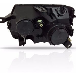 Farol Duster 2015 2016 Manual Preto Com Friso Cromado Lado Direito