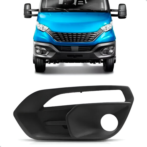 Moldura Milha Daylight Iveco 2020 A 2023 C/ Furo Lado Esquerdo