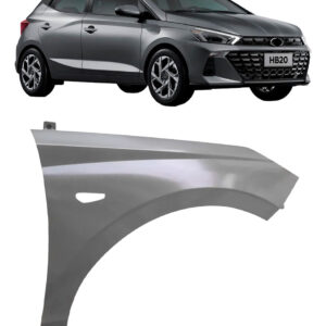 Paralama Para Hyundai Hb20 2023 A 2024 Com Furo Pisca Lado Direito