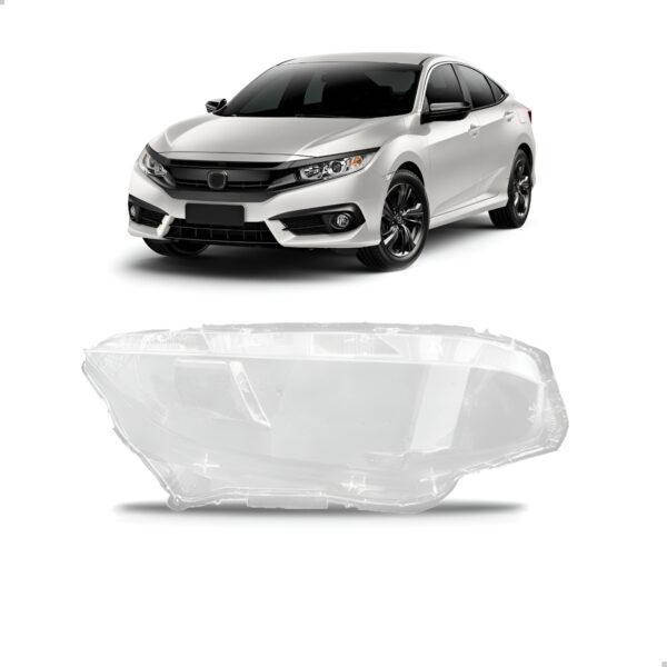 Lente Farol Civic 2017 2018 2019 2020 2021 Lado Direito