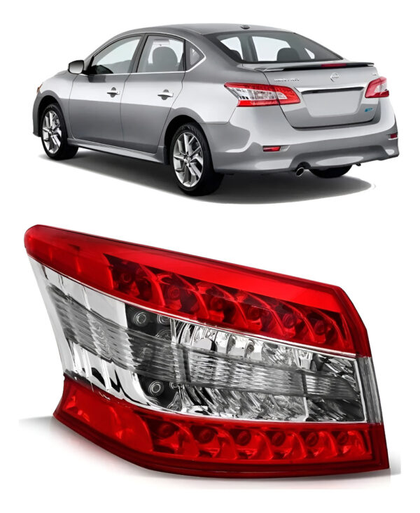 Lanterna Traseira Canto Sentra 2014 A 2016 C/ Led Lado Esquerdo