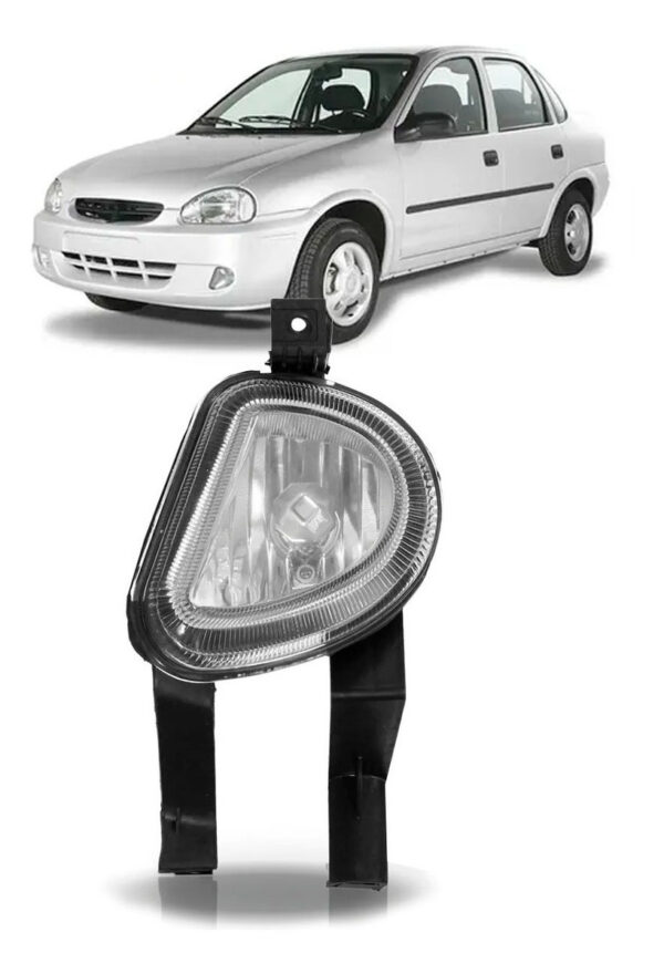 Farol Milha Auxiliar Corsa 2000/2002 Classic 03/09 Meia Lua Lado Esquerdo