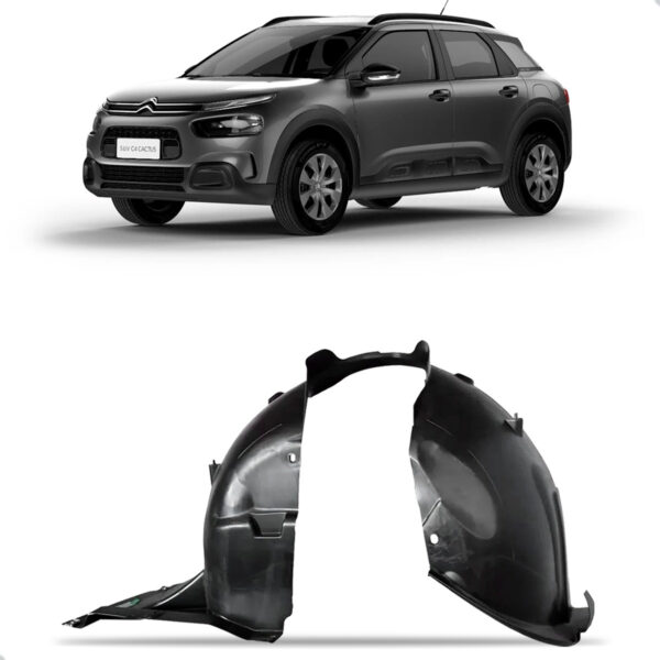 Protetor Caixa De Roda Para Citroen C4 Cactus 2019 A 23 2024 Lado Esquerdo