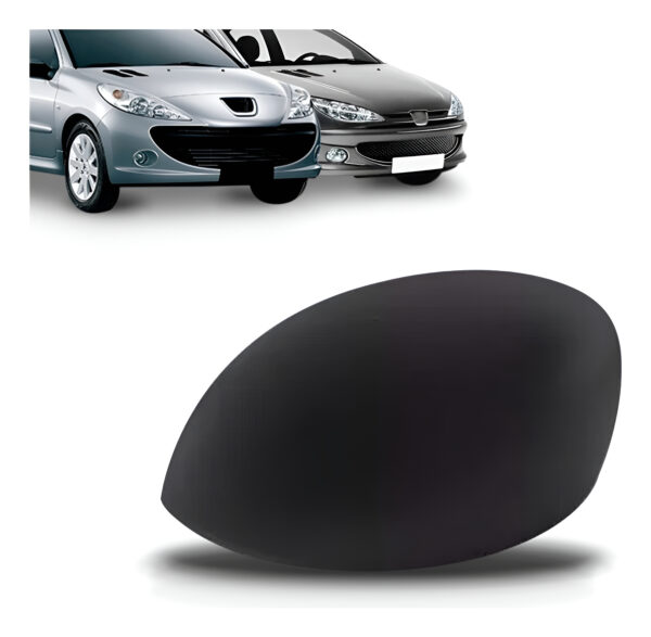 Capa Retrovisor Para Peugeot 206 1998/10 207 2009/15 Primer Lado Esquerdo
