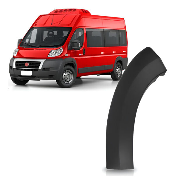 Moldura Parachoque Dianteiro Para Fiat Ducato 2018 A 2023 Lado Esquerdo