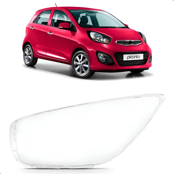 Lente Farol Dianteiro Para Kia Picanto 2012 Até 2017 Lado Esquerdo