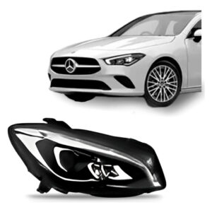 Farol Para Mercedes Bens Cla 2015 A 2018 C/led S/reator 8p Lado Direito