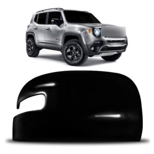 Capa Retrovisor Jeep Renegade Preto 2015 A 2021 Lado Direito