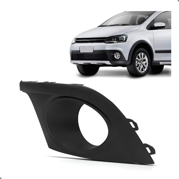 Moldura Milha Crossfox 2009 2010 2011 2012 2013 Lado Esquerdo