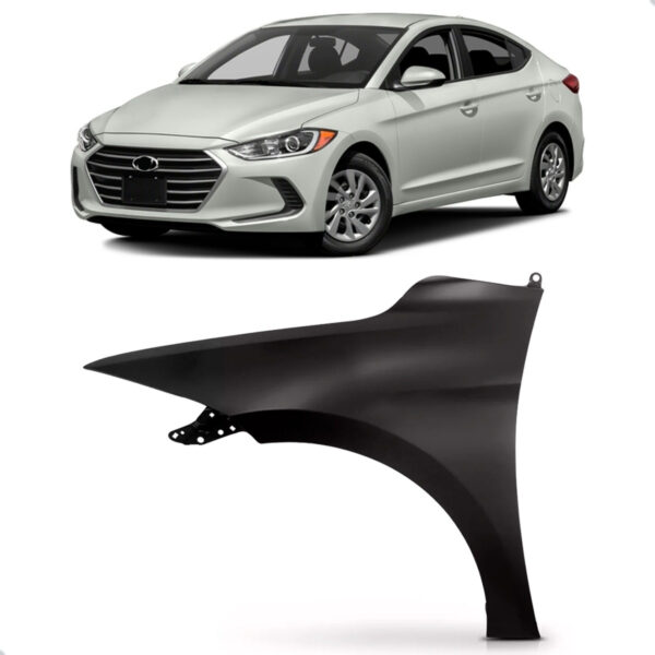Paralama Para Hyundai Elantra 2017 2018 Lado Esquerdo