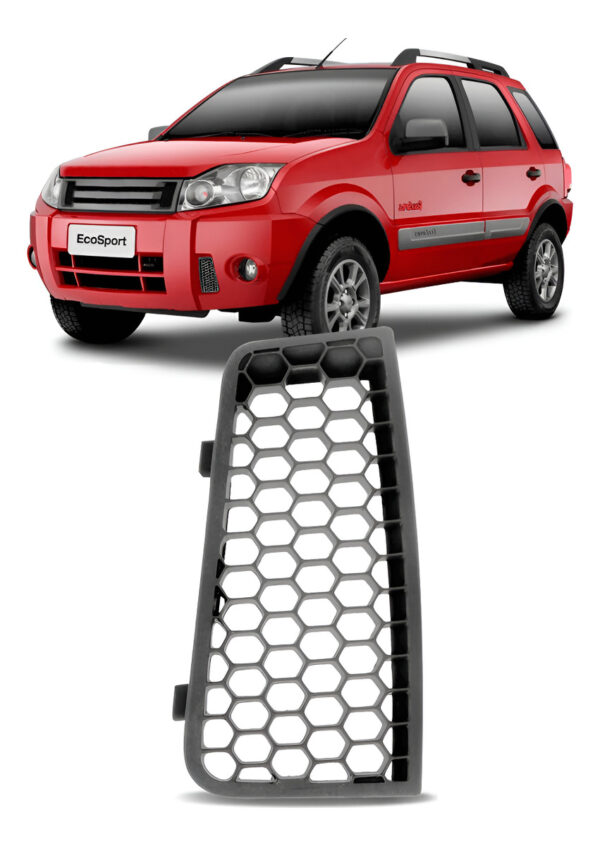 Moldura Grade Parachoque Dianteiro Ecosport 2008 A 2012 Lado Direito