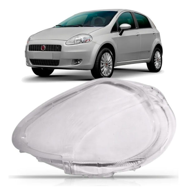 Lente Farol Punto 2007 2008 2009 2010 2011 Lado Esquerdo