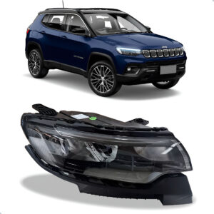 Farol Elétrico Compass 2022 A 2024 C/ Led S/ Xênon S/ Reator Lado Direito