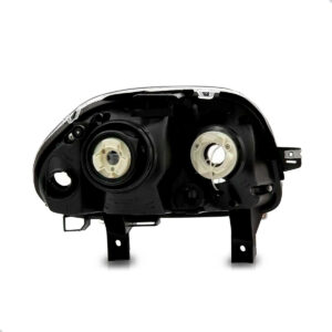 Farol Elétrico Clio 1999 A 2002 Foco Duplo Cromado Sem Motor Lado Esquerdo