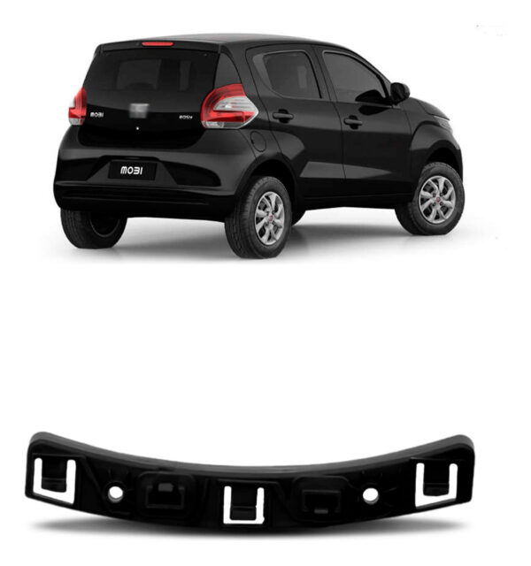 Guia Parachoque Traseiro Mobi 2016 2017 2018 A 2023 Lado Direito