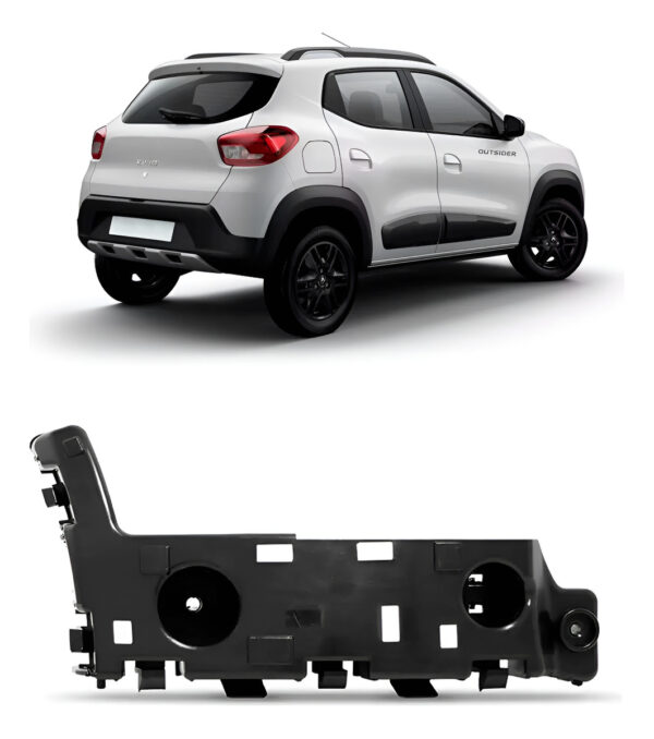 Guia Parachoque Traseiro Kwid 2018 2019 2020 2021 2022 2023 Lado Esquerdo